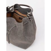 Jimmy Choo Secchiello Bon Bon in camoscio grigio scuro