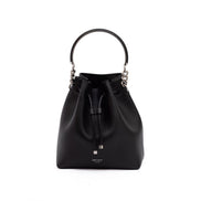 Jimmy Choo Borsa a secchiello Bon Bon in pelle nera