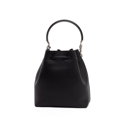 Jimmy Choo Borsa a secchiello Bon Bon in pelle nera