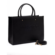 Jimmy Choo Black Avenue S Tote Leather Handbag