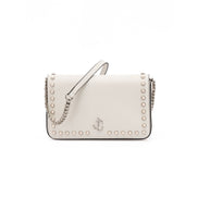 Jimmy Choo White Leather Crossbody Bag