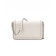 Jimmy Choo White Leather Crossbody Bag