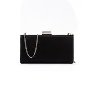 Jimmy Choo Black Satin Crossbody Bag