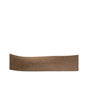 Ceinture Dolce & Gabbana en cuir noir avec boucle ovale classique en métal