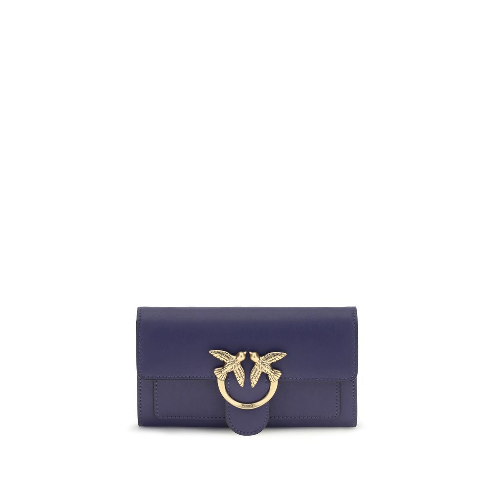 PINKO Blue Love One Chain Wallet