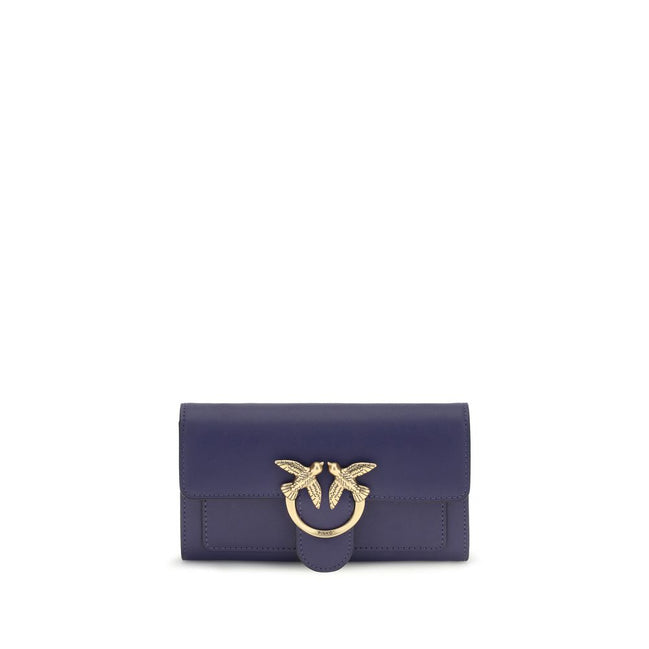 PINKO Blue Love One Chain Wallet