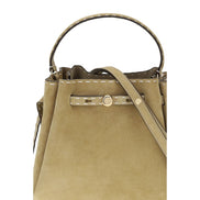 Tory Burch Beige Bucket Bag