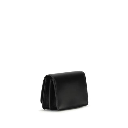 Saint Laurent Black Calf Leather Wallet