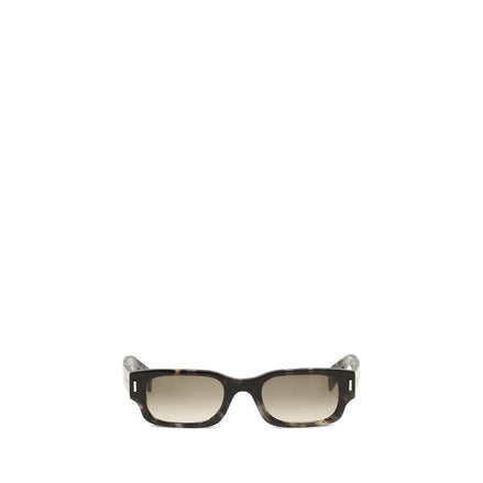 Lunettes de soleil Alexander McQueen en acétate marron