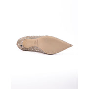 Jimmy Choo Light Bronze Crystal Love 85 Pumps