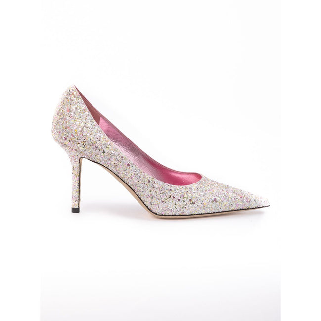 Jimmy Choo Candy Pink Glitter Love 85 Pumps