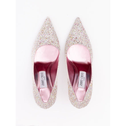 Jimmy Choo Candy Pink Glitter Love 85 Pumps