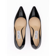 Jimmy Choo Black Patent Leather Romy 85 Pumps
