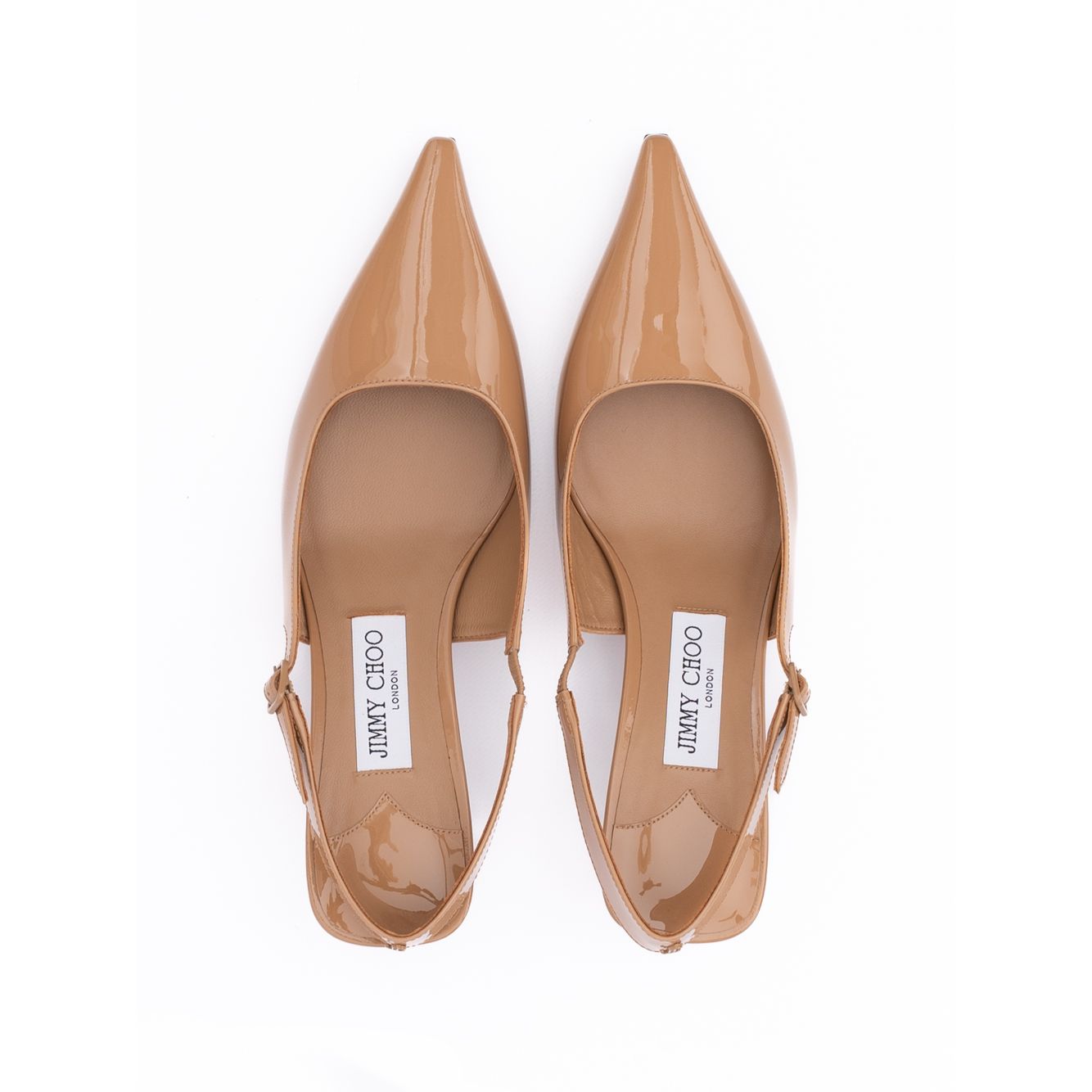 Jimmy Choo Biscuit Amel 50 Slingback Pumps