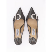Jimmy Choo Storm Grey Patent Leather Chery SB 65 Pumps