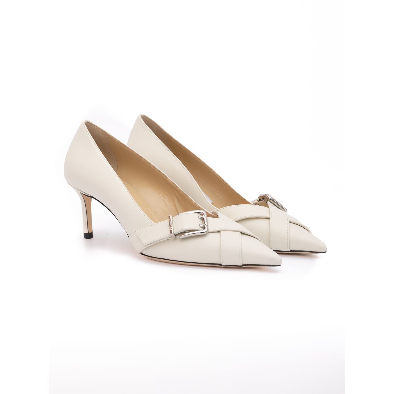 Escarpins Alix 60 en cuir de veau lait Jimmy Choo