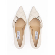 Escarpins Alix 60 en cuir de veau lait Jimmy Choo