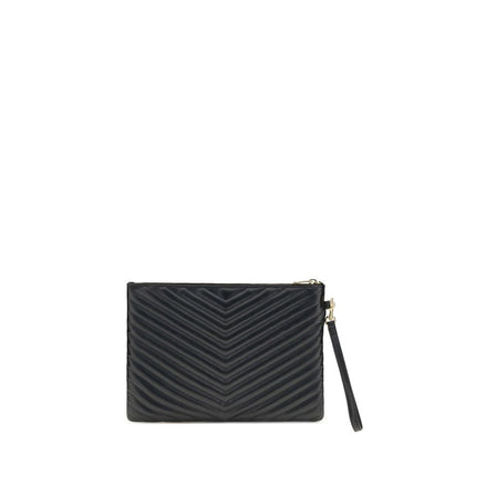 Saint Laurent Black Calf Leather Wallet