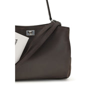 Sac à bandoulière Balenciaga en cuir de veau brun Bos Taurus