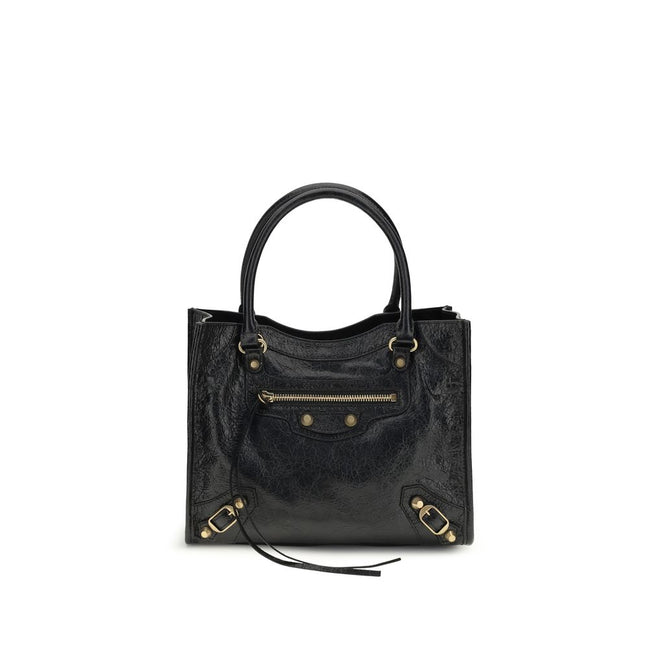 Balenciaga Black Leather Shoulder Bag