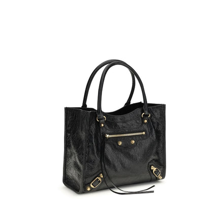 Balenciaga Black Leather Shoulder Bag