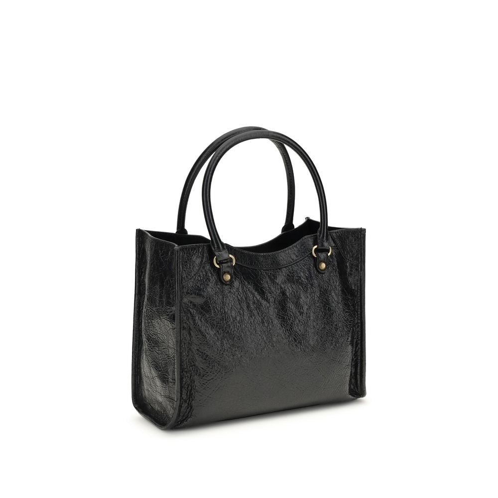 Balenciaga Black Leather Shoulder Bag