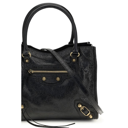 Balenciaga Black Leather Shoulder Bag