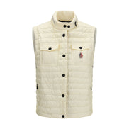 Moncler Grenoble Beige Polyamide Sleeveless Jacket