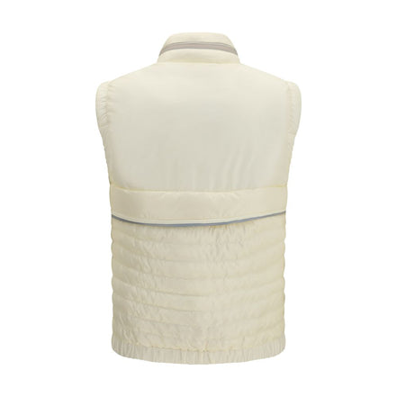Moncler Grenoble Beige Polyamide Sleeveless Jacket