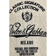 Felpa Dolce & Gabbana in cotone beige