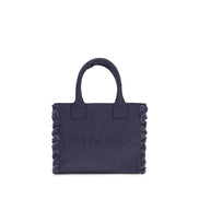 PINKO Blue Logo Tote Bag