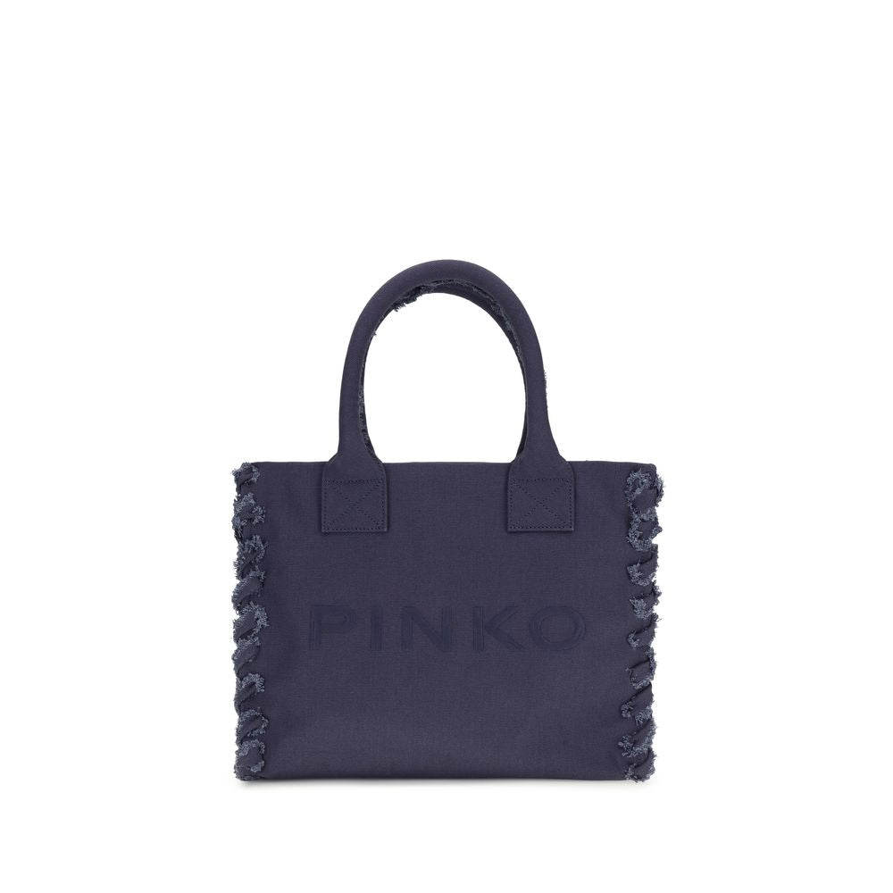 PINKO Blue Logo Tote Bag
