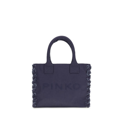 PINKO Blue Logo Tote Bag