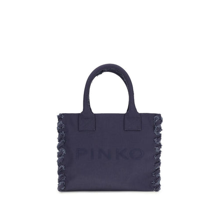 PINKO Blue Logo Tote Bag