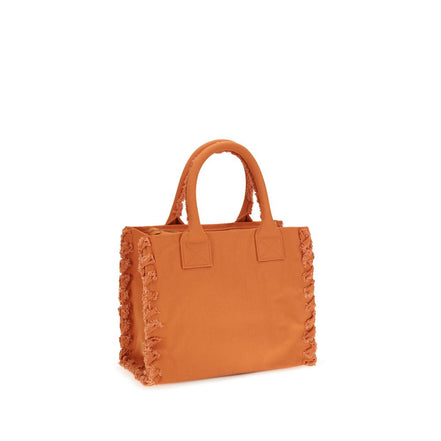 PINKO Orange Logo Tote Bag