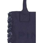 PINKO Blue Logo Tote Bag