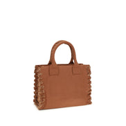 PINKO Brown Logo Tote Bag