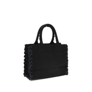 PINKO Black Logo Tote Bag