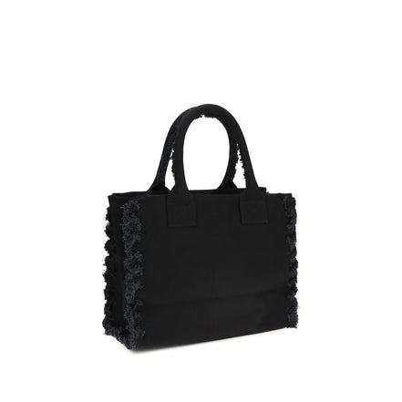 PINKO Black Logo Tote Bag