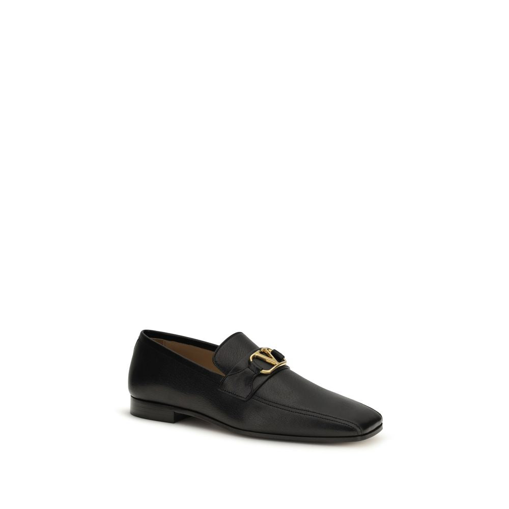 Valentino Garavani Black Slip-On Loafers