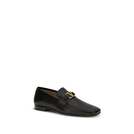 Valentino Garavani Black Slip-On Loafers
