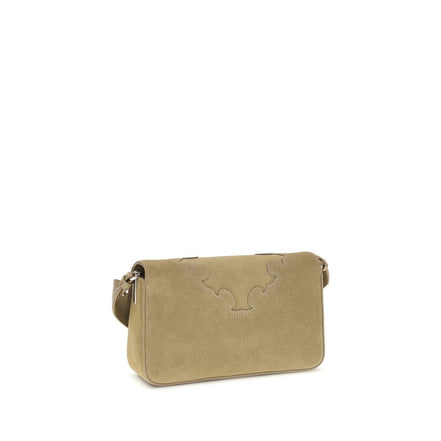 PINKO Beige Love One Slouchy Mini Shoulder Bag