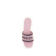 Gucci Multicolor Cotton Flat Sandals