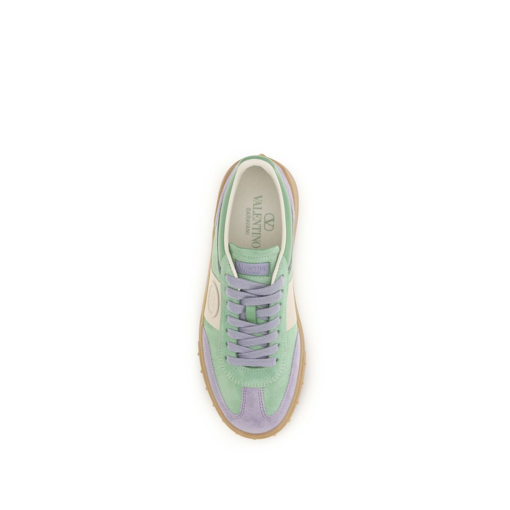 Baskets basses multicolores en cuir de veau Bos Taurus Valentino Garavani