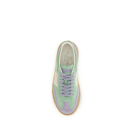 Baskets basses multicolores en cuir de veau Bos Taurus Valentino Garavani