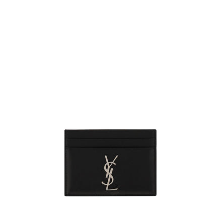 Saint Laurent Black Calf Leather Wallet