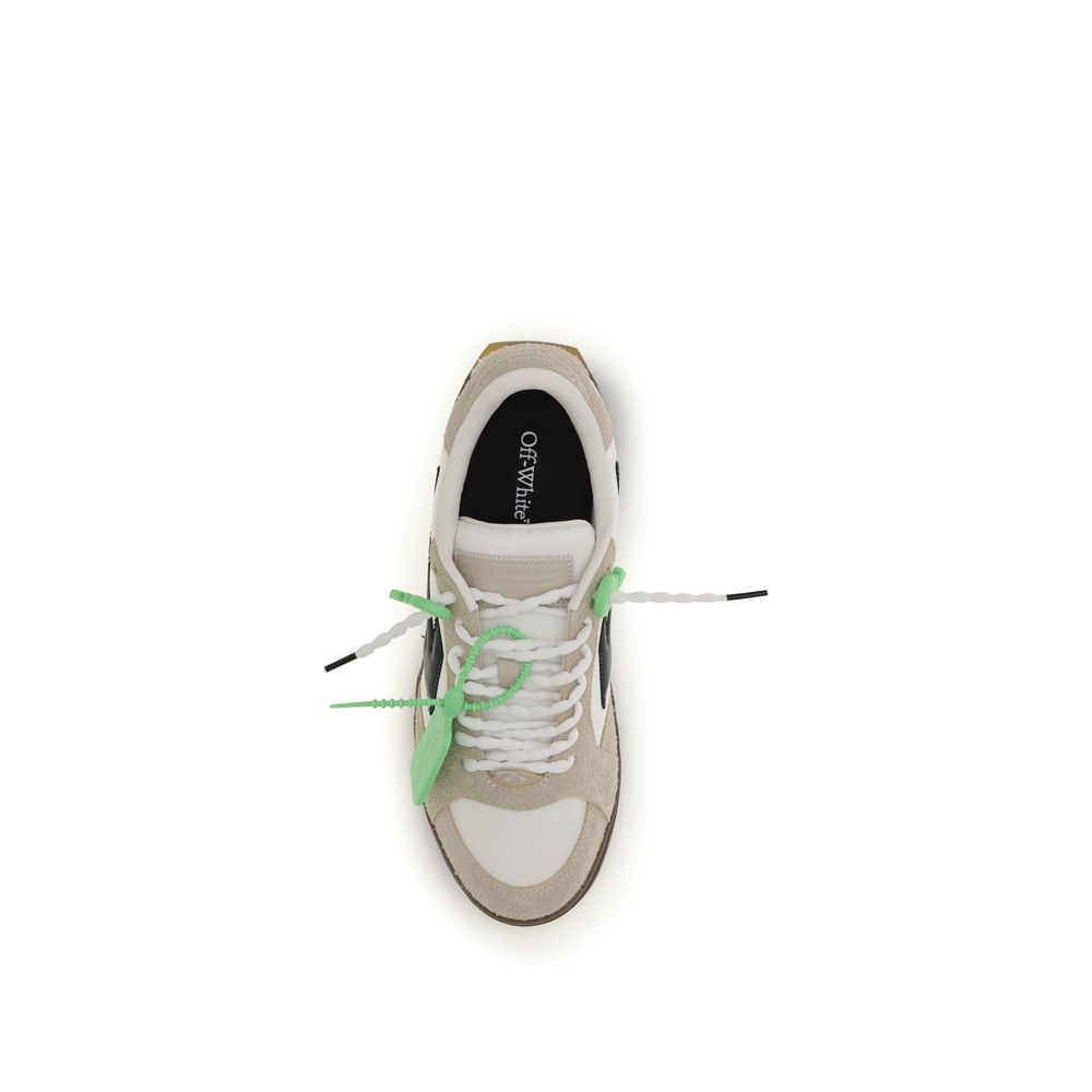Off-White Multicolor Calf Leather Low Top Sneakers