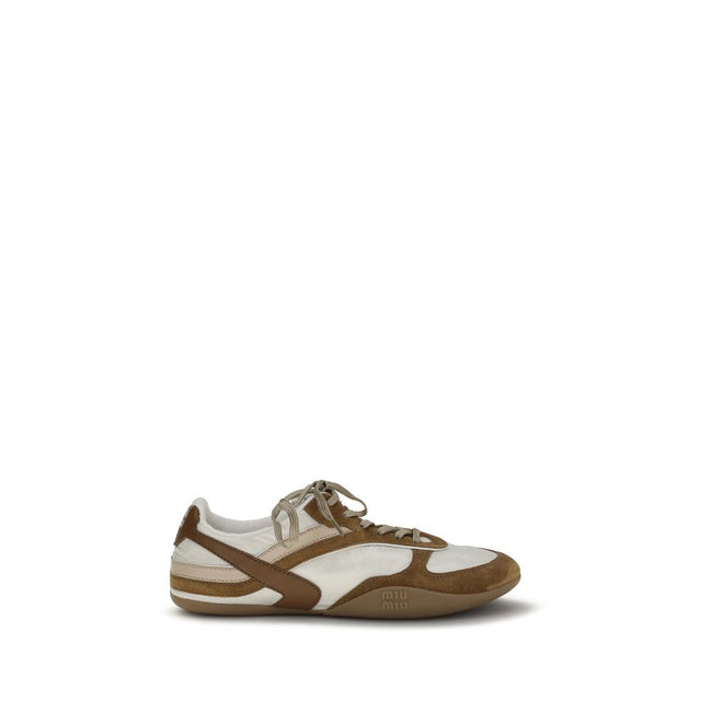 Miu Miu Sneakers Athletic Multicolore in Pelle di Vitello Bos Taurus