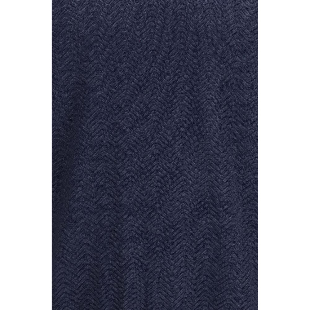 Giorgio Armani Blue Silk Sweater