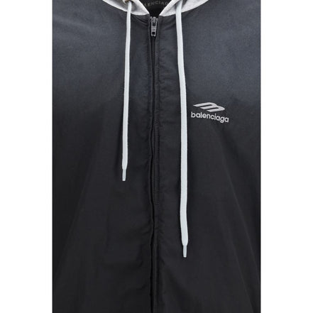 Balenciaga Black Polyester Bomber